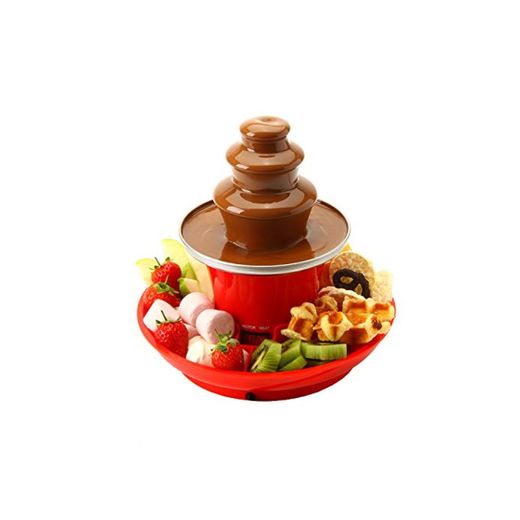 Fuente de Chocolate Gourmet Global Mini Juego de Fondue con Bandeja de