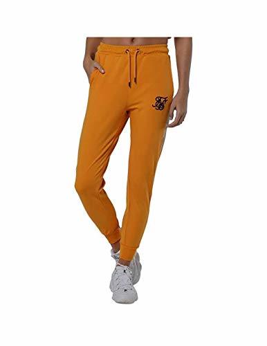 Product Sik Silk Cuffed Runner Tape Joggers – Yellow