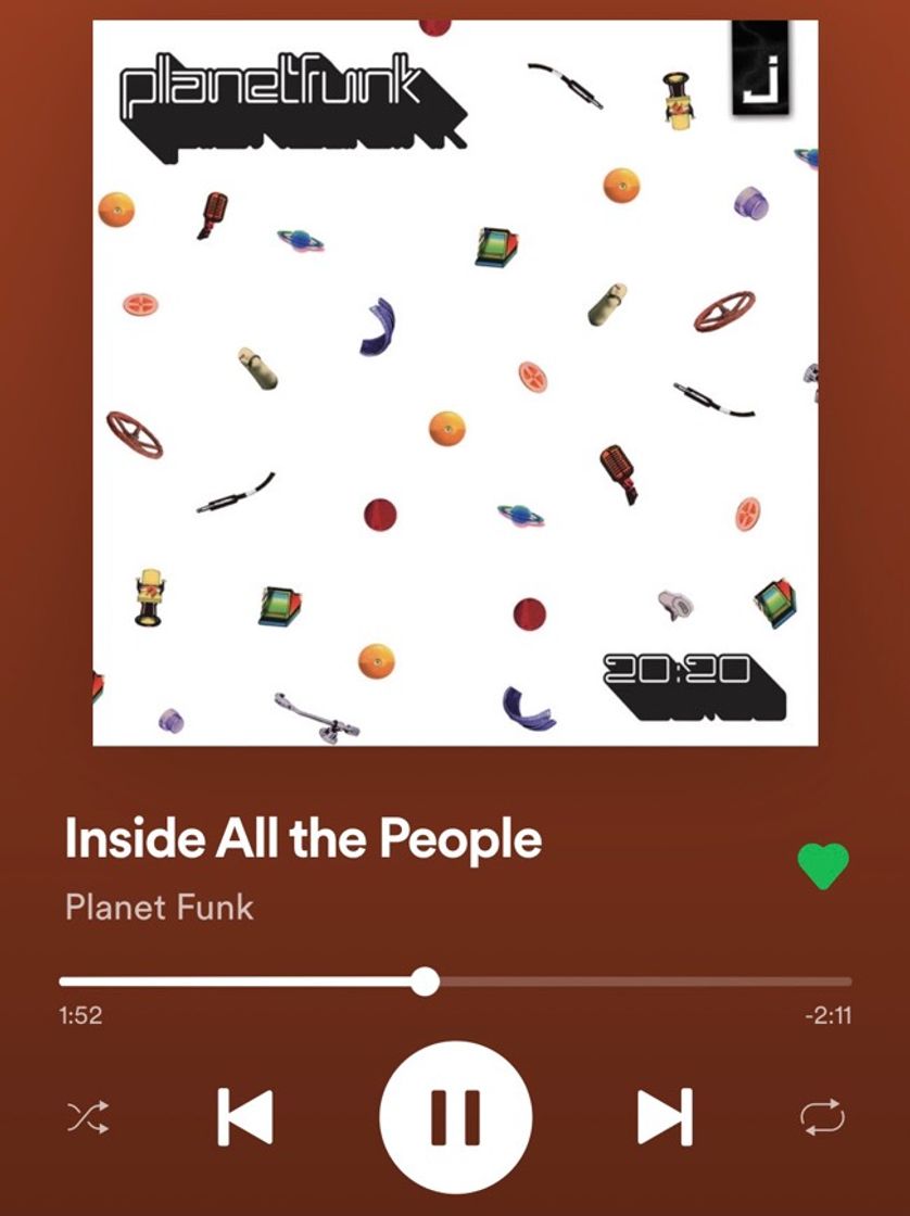 Canción Inside all the people - Planet funk 