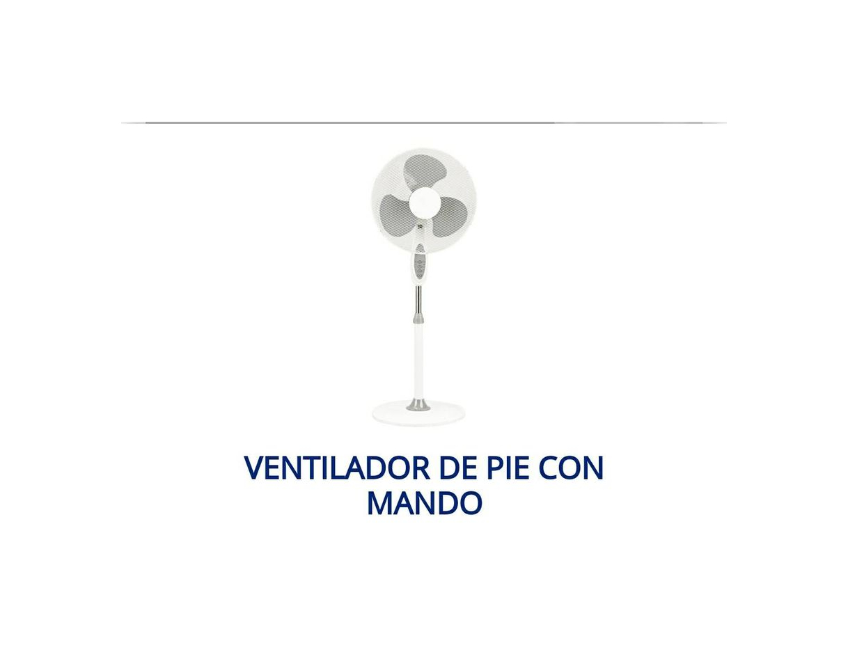 Producto Ventilador de pie con mando a distancia