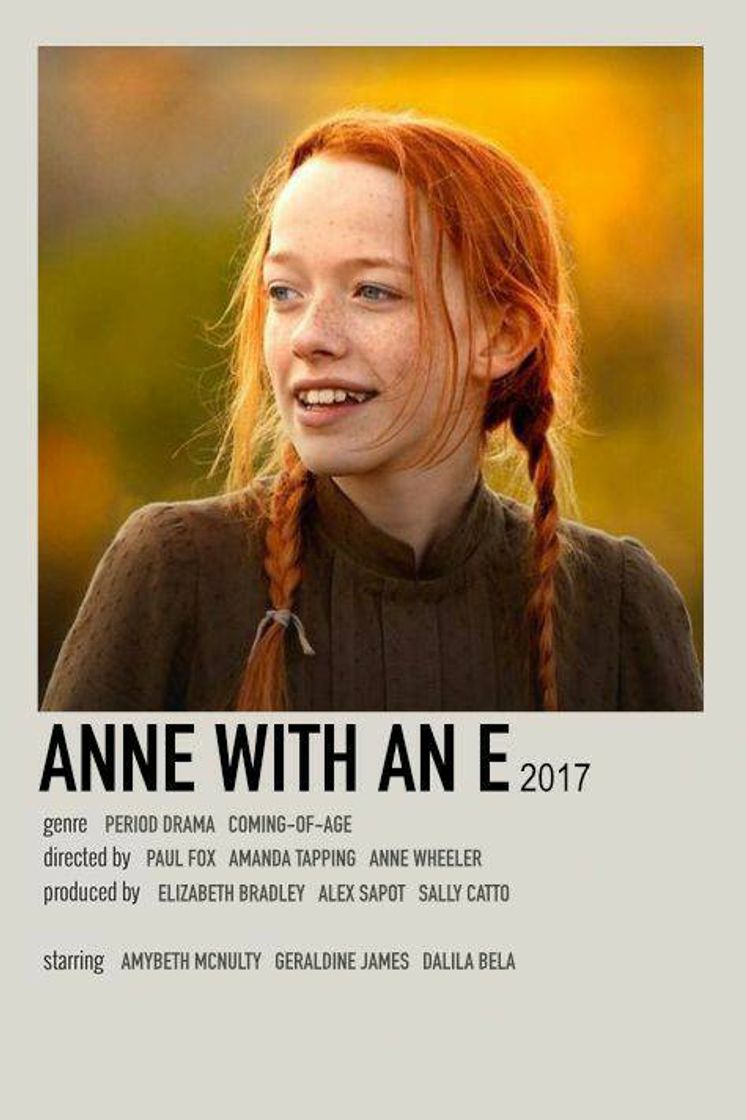 Serie Anne with an E