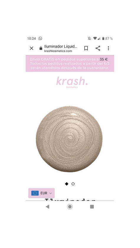 Product Krash Kosmetics 