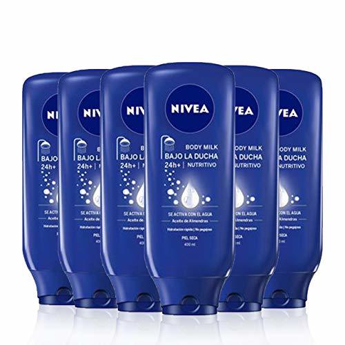 Beauty NIVEA Bajo la Ducha Body Milk Nutritivo en pack de 6