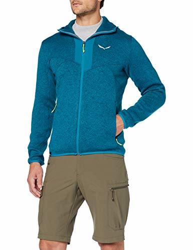Social SALEWA Rocca 2 Pl M FZ HDY Sudadera con Capucha, Hombre, BLU