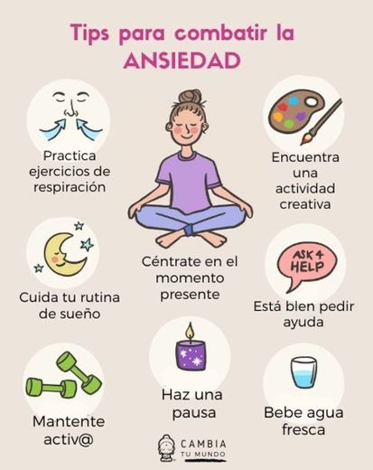 Tips para combatir la ansiedad