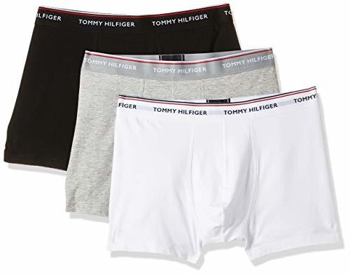 Social Tommy Hilfiger 3p Trunk, Bóxers para Hombre, Negro