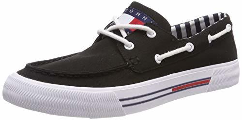 Fashion Tommy Hilfiger Hybrid City Sneaker, Zapatillas para Hombre, Negro