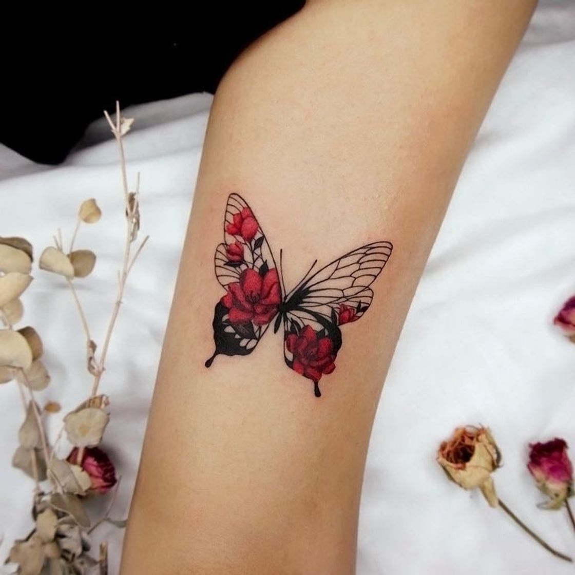 Moda Tatuagem de Borboleta 