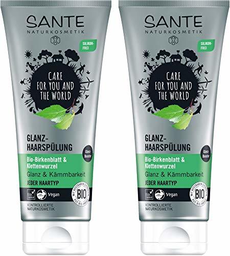 Belleza Sante Naturkosmetik - Brilliant Acondicionador, 200 ml, 2-pack