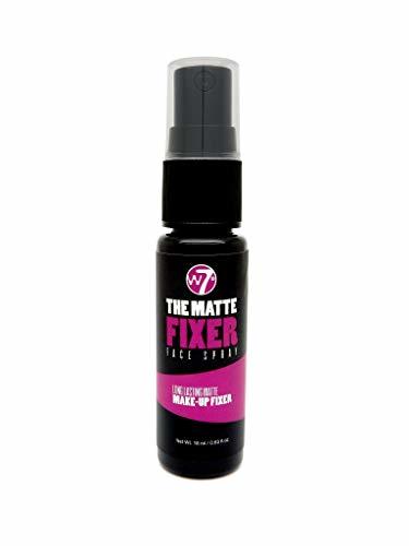 Belleza W7 The Matte Fixer - Espray facial de maquillaje de larga duración