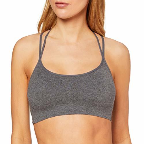 Products Women's Secret Bodily Back Straps Top Corto, Gris