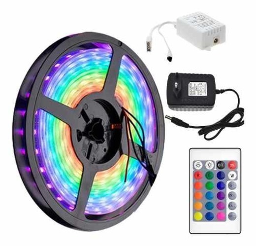 Social Tira Luces Led Rgb Autoadhesivas Con Transformador Exterior ...