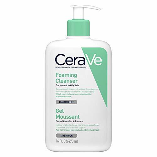 Product CERAVE GEL LIMPIADOR ESPUMOSO PIEL NORMAL GRASA 473ML FRAGANCE FREE