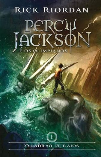 Livro Percy Jackson e o Ladrão de Raio