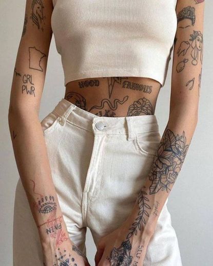 Tatuagem no corpo 