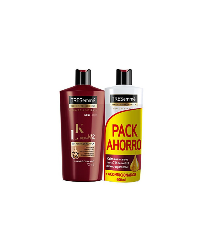 Producto Tresemmé Liso Keratina Pack Champú Y Acondicionador