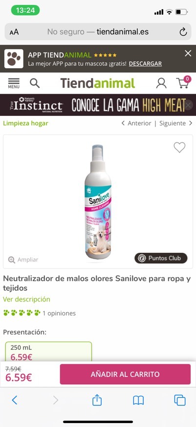 Producto Neutralizador de olores