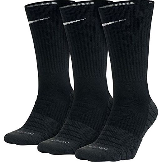 Nike Nk Evry MAX 3Pr Calcetines de Entrenamiento, Unisex Adulto, Negro