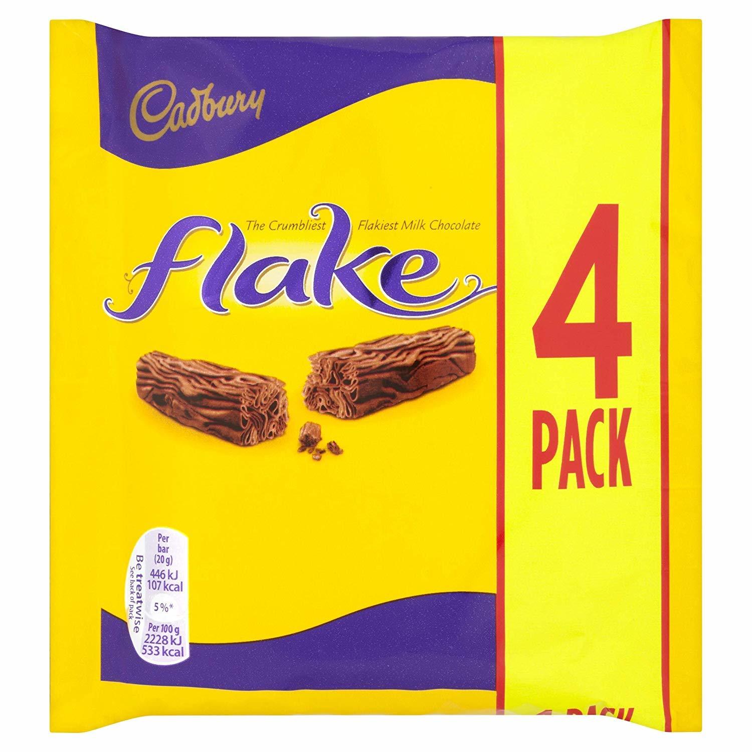 Moda Cadburys Flake 4 Pack - Chocolate Multi Pack