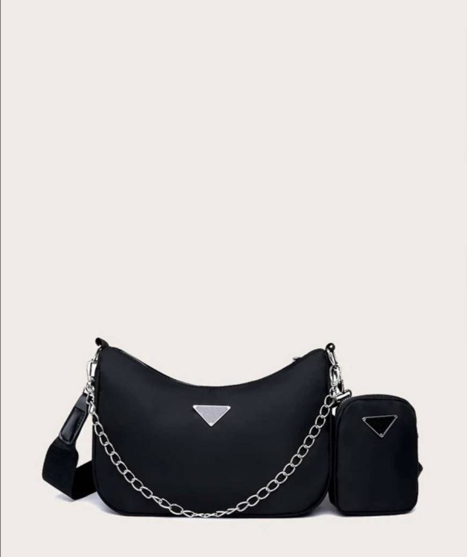 Minimalist Shoulder Bag With Purse