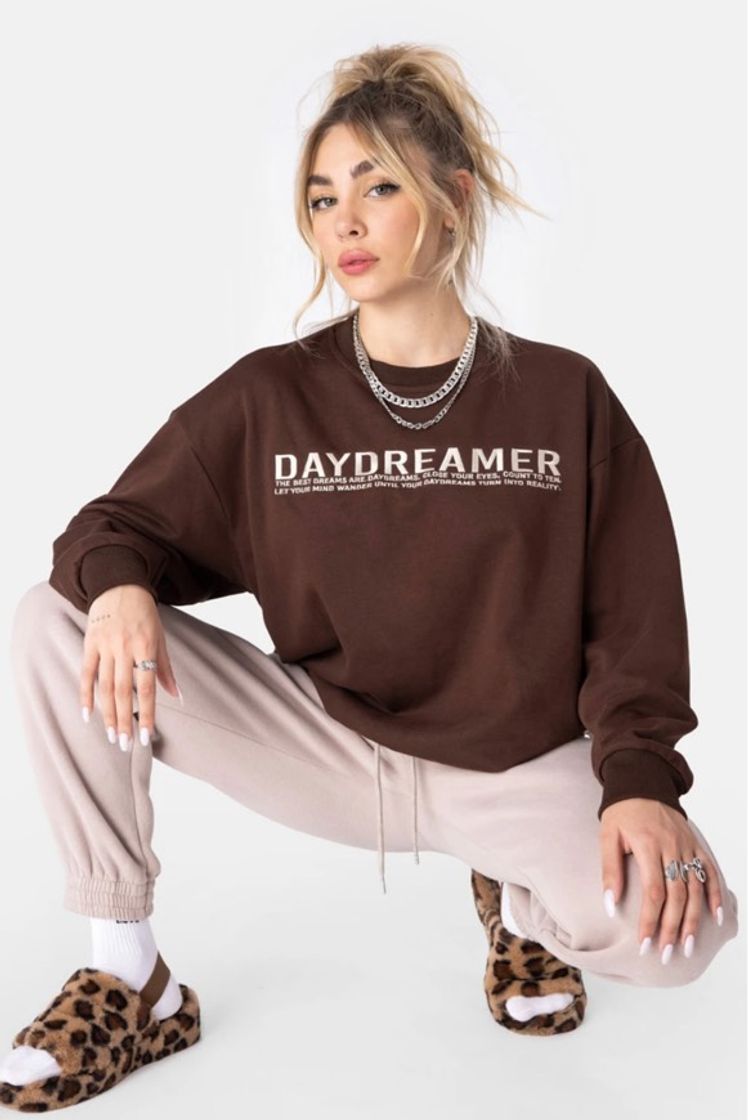 Fashion DAYDREAMS Embroidery Sweatshirt

