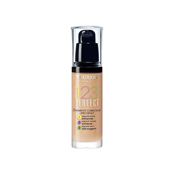 Belleza Bourjois 123 Perfect Base de Maquillaje Tono 53 Light Beige 