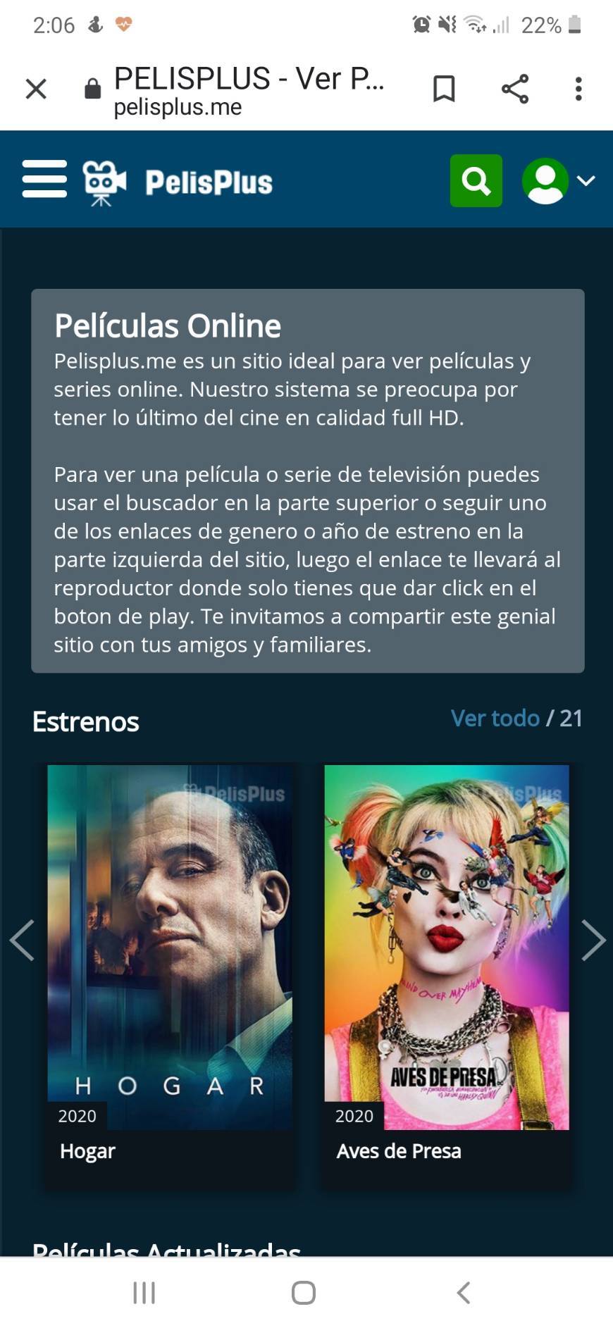Social Página web