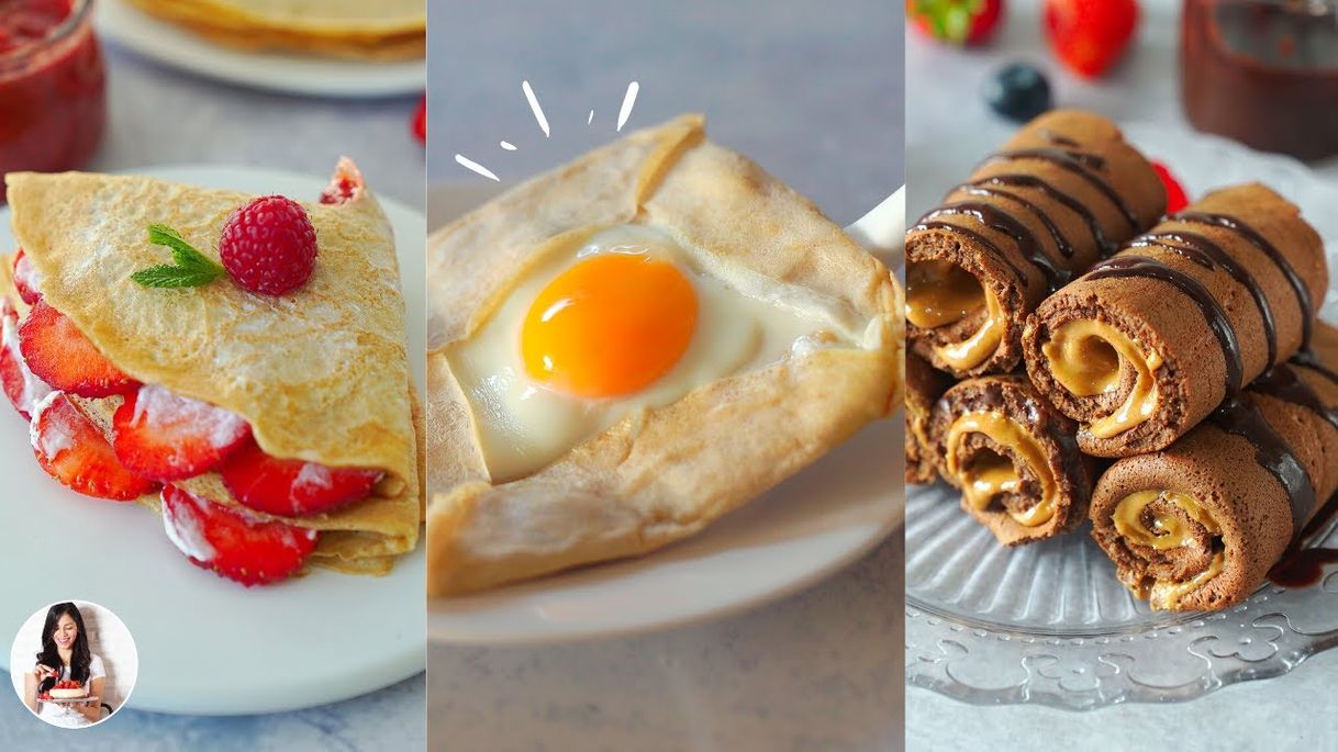 Social 4 desayunos saludables y fáciles con Creps | Auxy - YouTube
