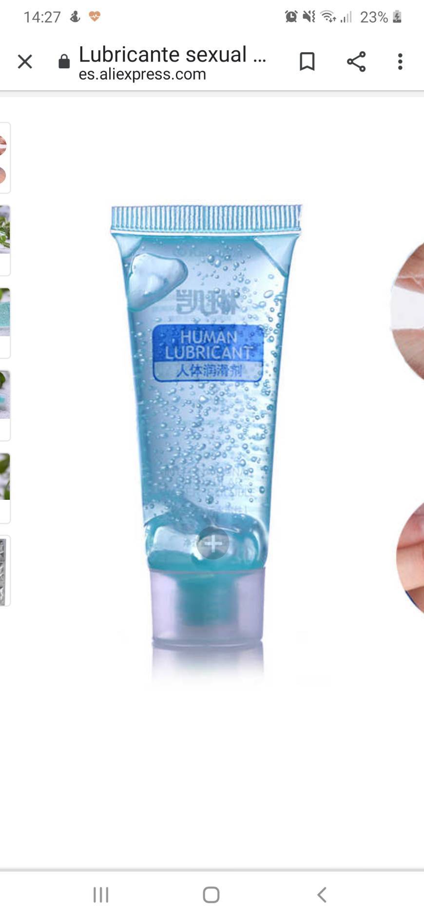 Social Sex Lubricant 25ml Lubricants Water based transprant Human 