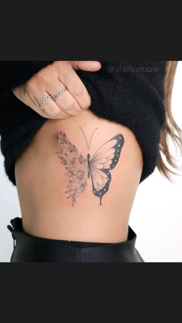 Fashion Tatuagem borboleta