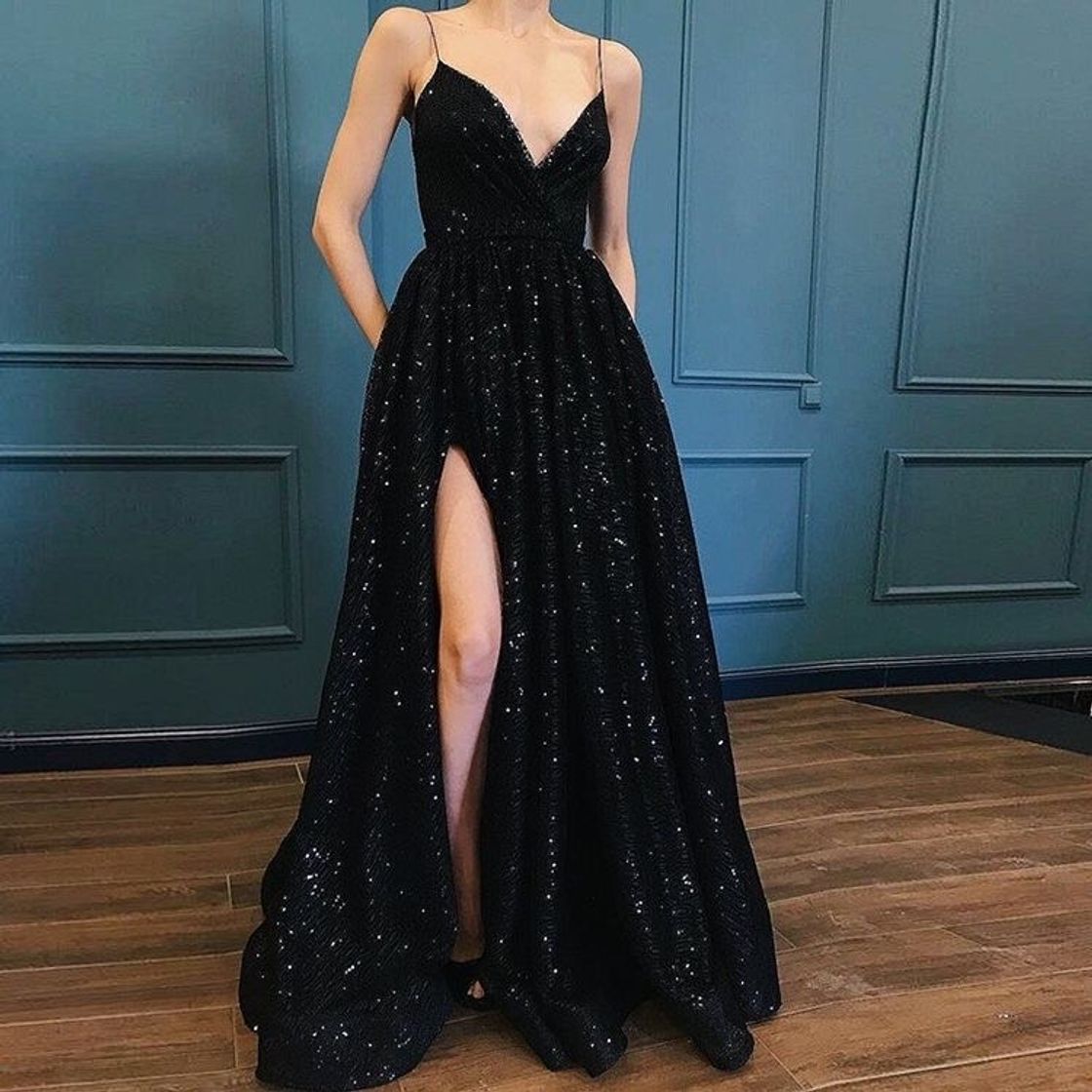 Social Vestido preto de formatura 