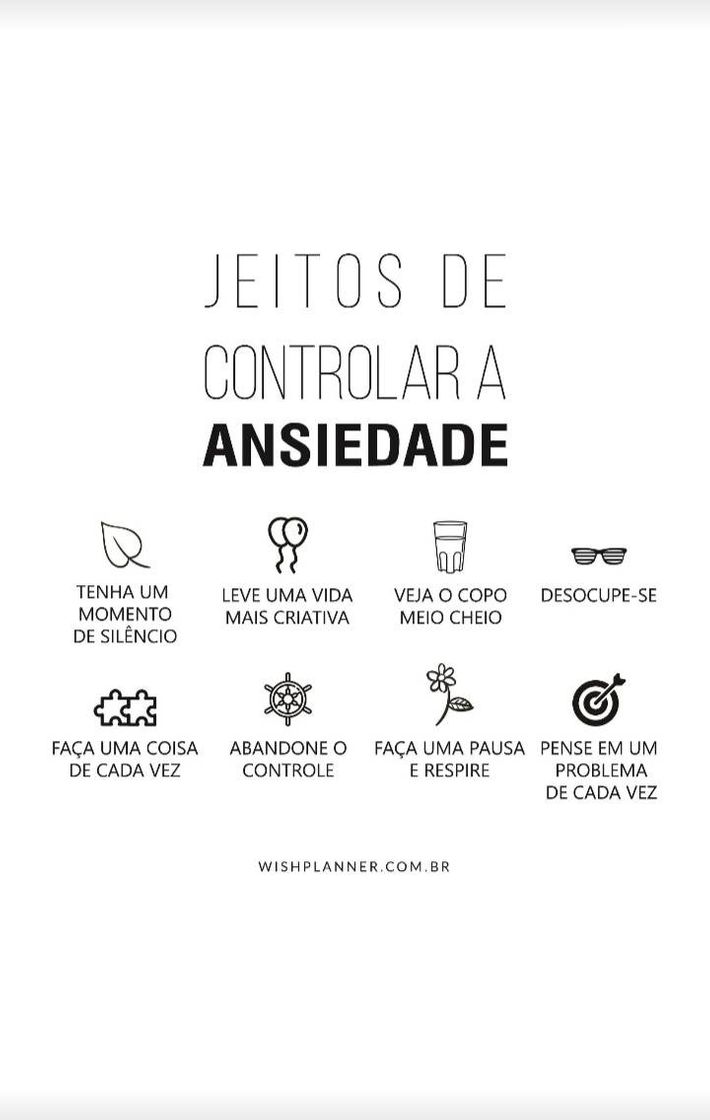 Fashion Como  controlar  a ansiedade 