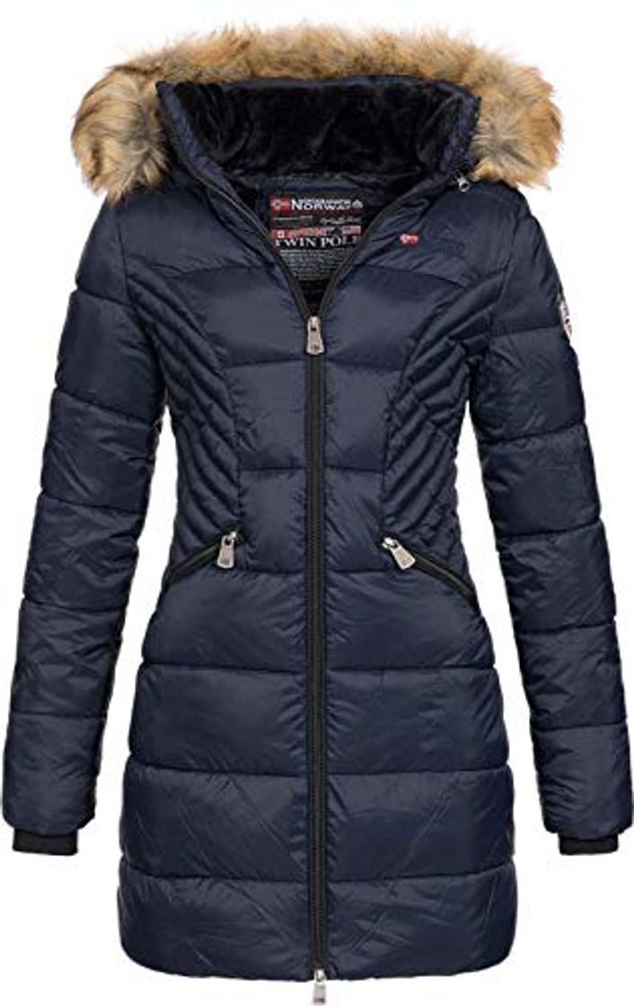 Moda Geographical Norway ABEILLE - Parka grande para mujeres - Abrigo de invierno