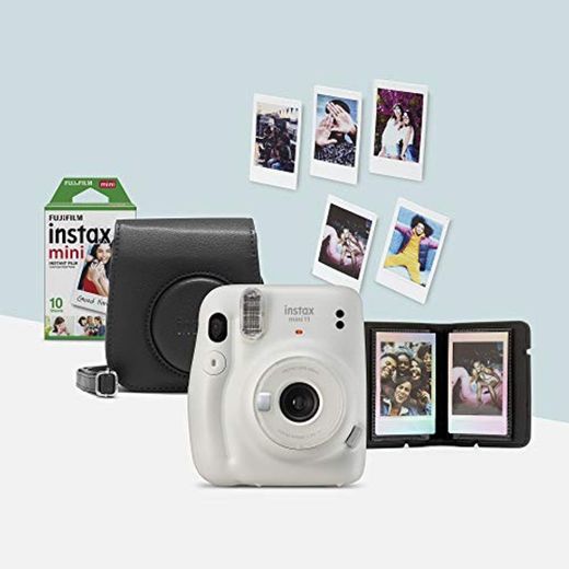 Instax 70100148211 Mini 11 - Kit de cámara instantánea con funda