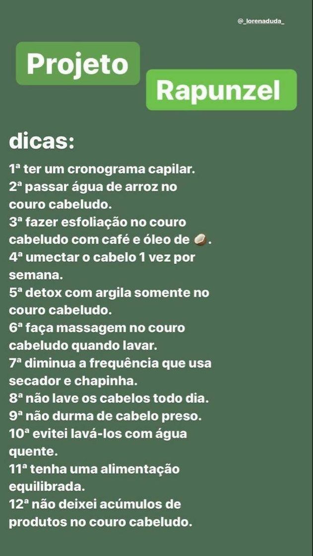 Projeto Rapunzel 