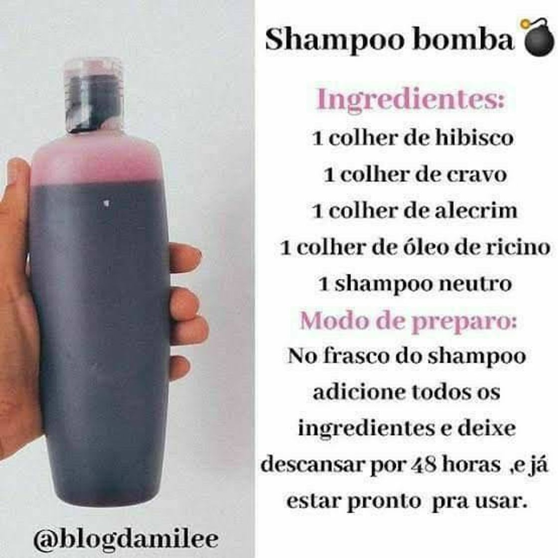 Shampoo bomba