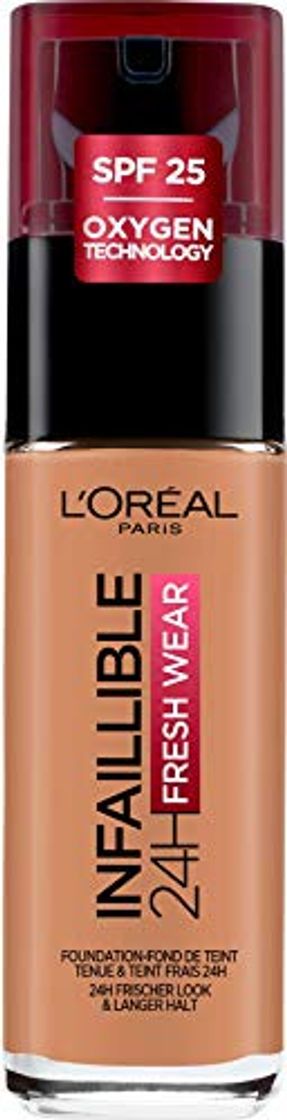 Social L'Oréal Paris Make-up designer 24H Fresh Wear Base de Maquillaje de Larga