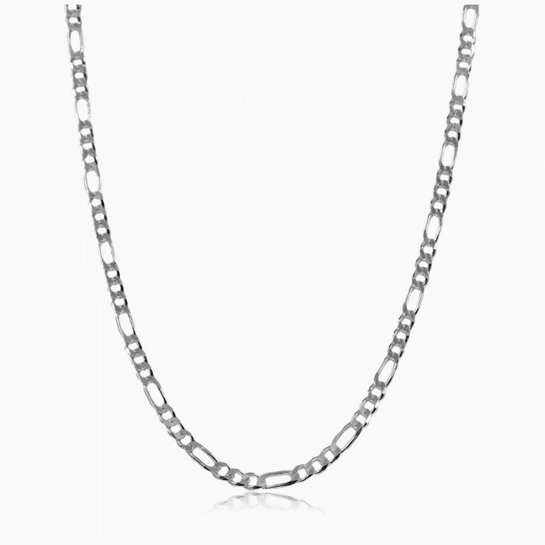 Fashion Silver Figaro Chain