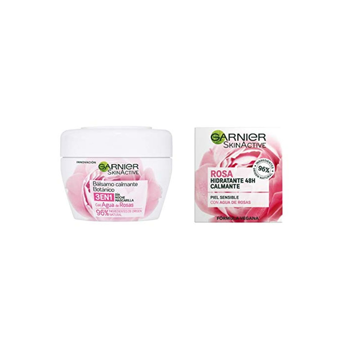 Beauty Garnier Balsamo Calmante Botanico de Dia y de Noche y Masacrilla con