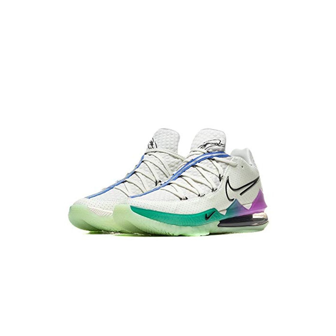 Social Nike Zapatos Hombre Lebron 17 Bajo Brillo En La Oscuridad CD5007-005,