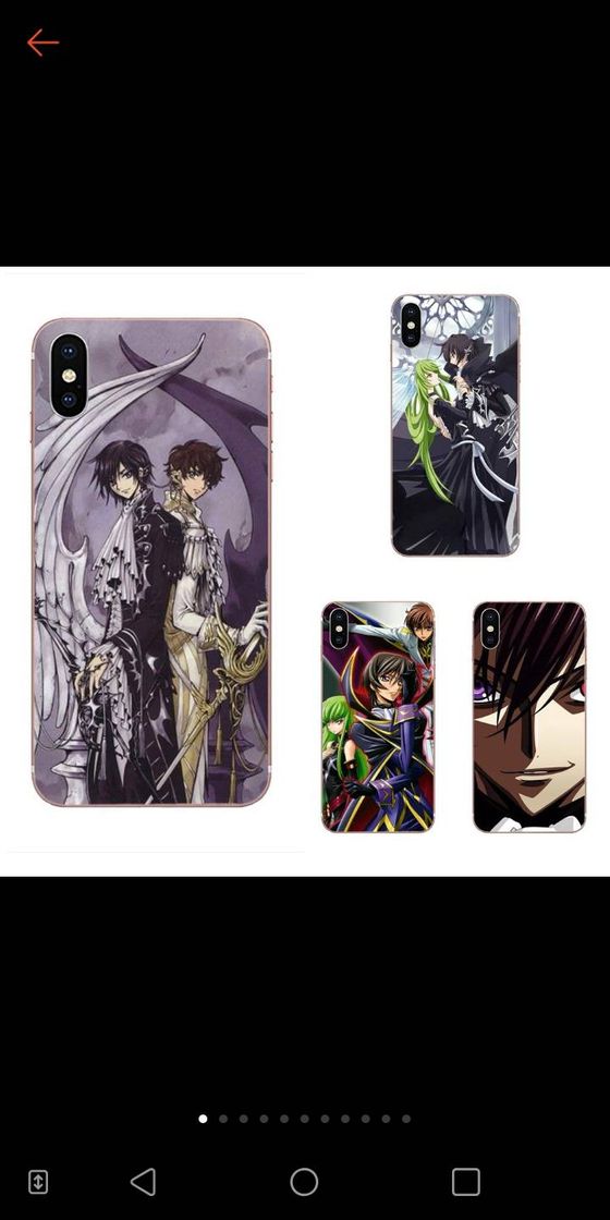 Product Capinha De Silicone Tpu Flexível Transparente Código Geass C