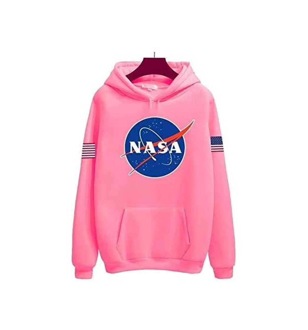 Fashion Moletom Unissex Canguru Nasa Tumblr Rosa