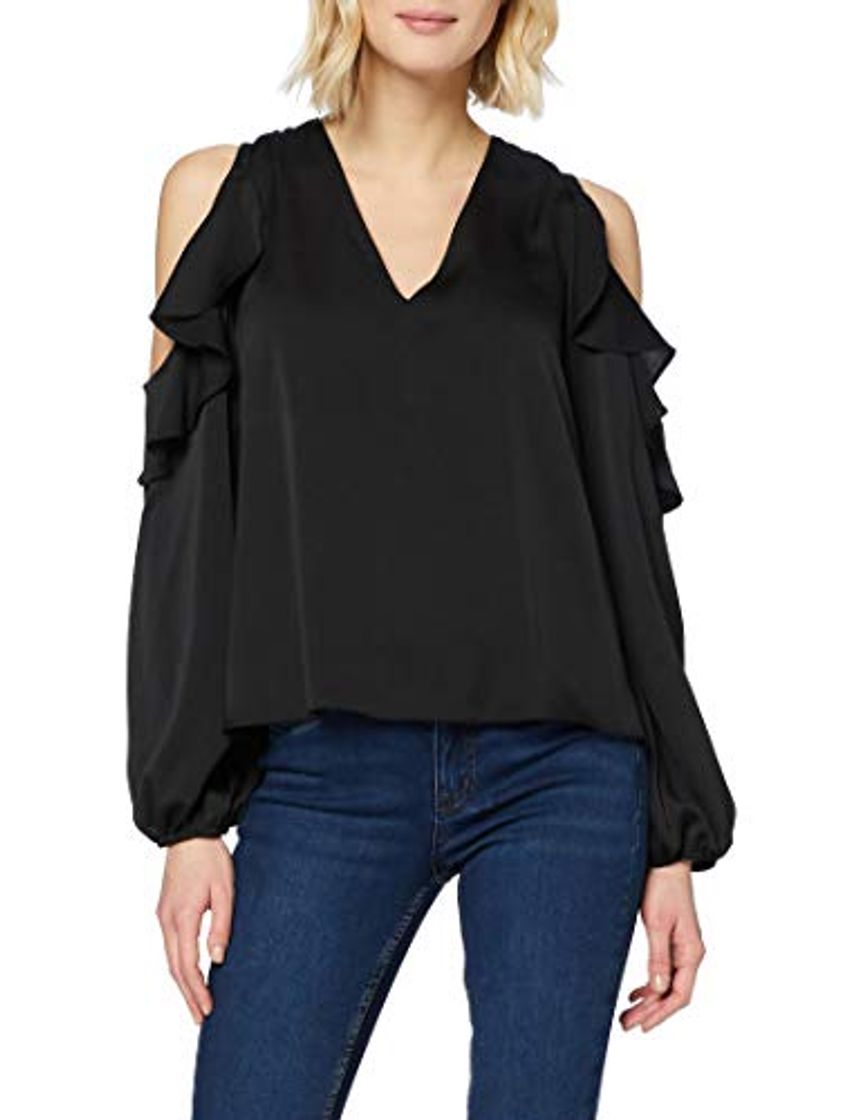 Moda New Look Go CS Ruffle V Nk Blouse Camisa