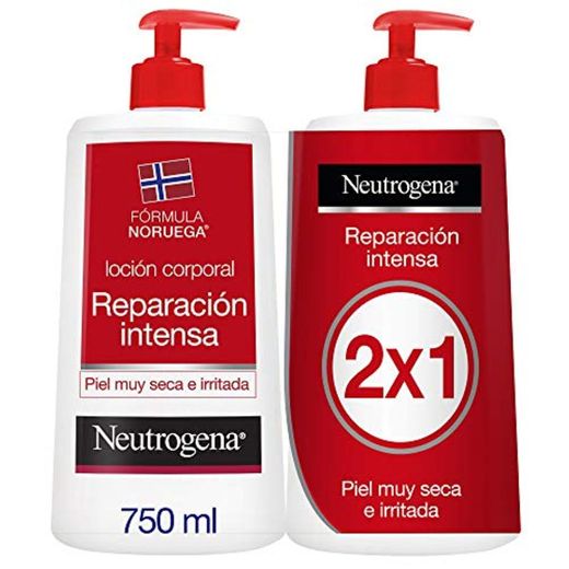 Neutrogena Loción Corporal Reparación Intensa - Pack de 2 x 750 ml
