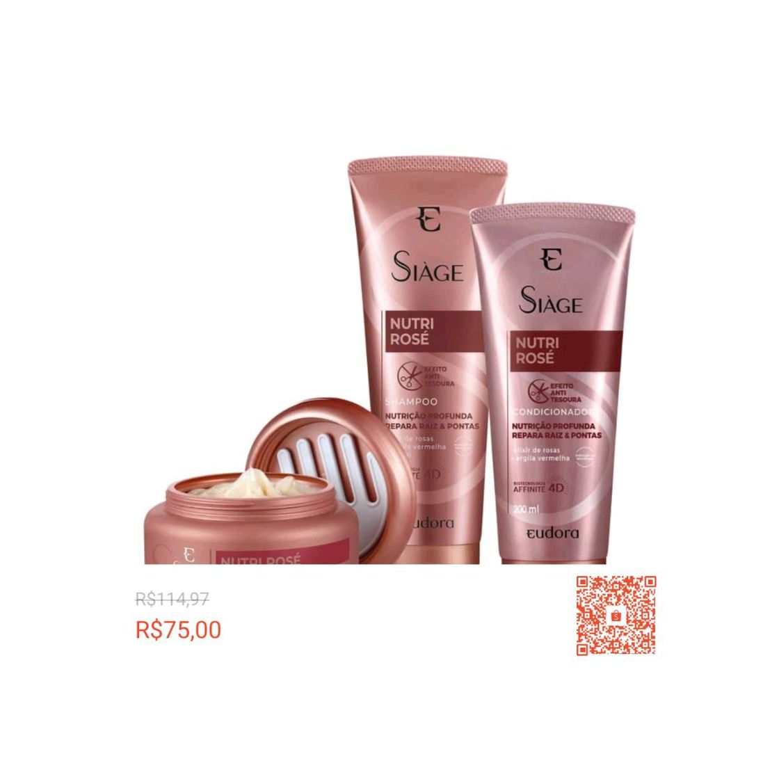 Productos Kit Eudora Nutri Rose