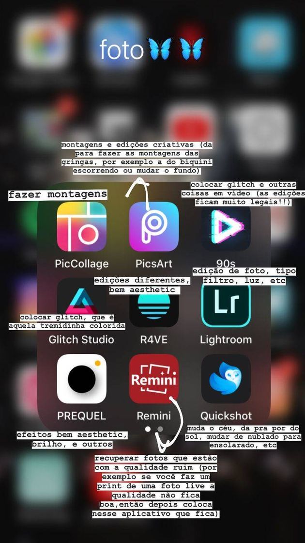 App Apps para edição de fotos