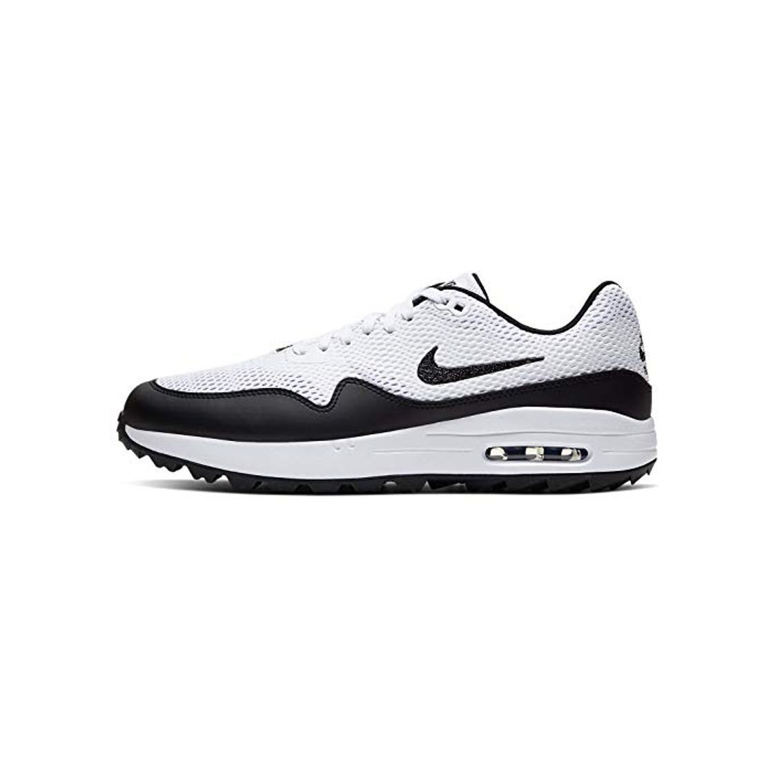 Moda Nike Air MAX 1 G, Golf Shoe Hombre, Blanco