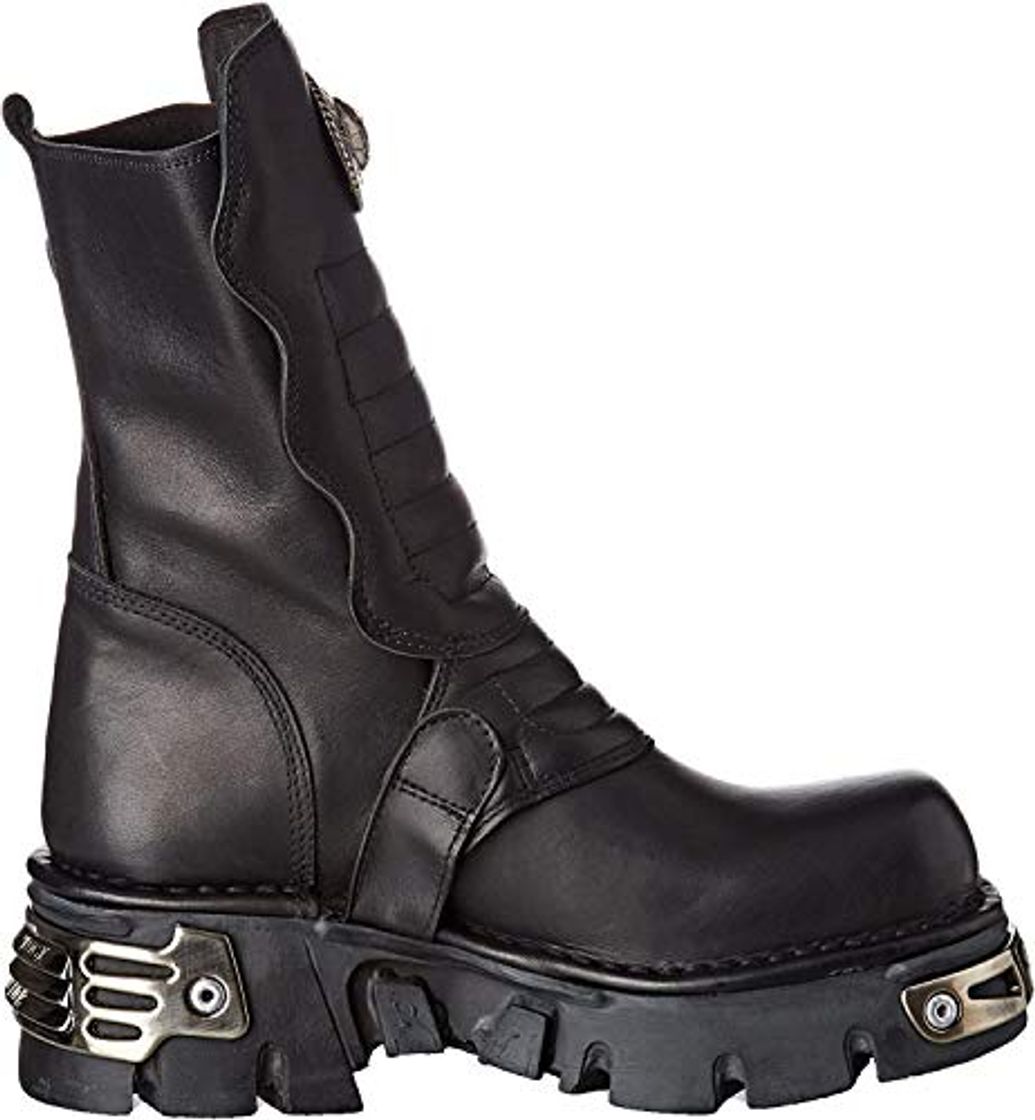 Social New Rock M-391x-S1 - Botas de Motorista Unisex, Negro