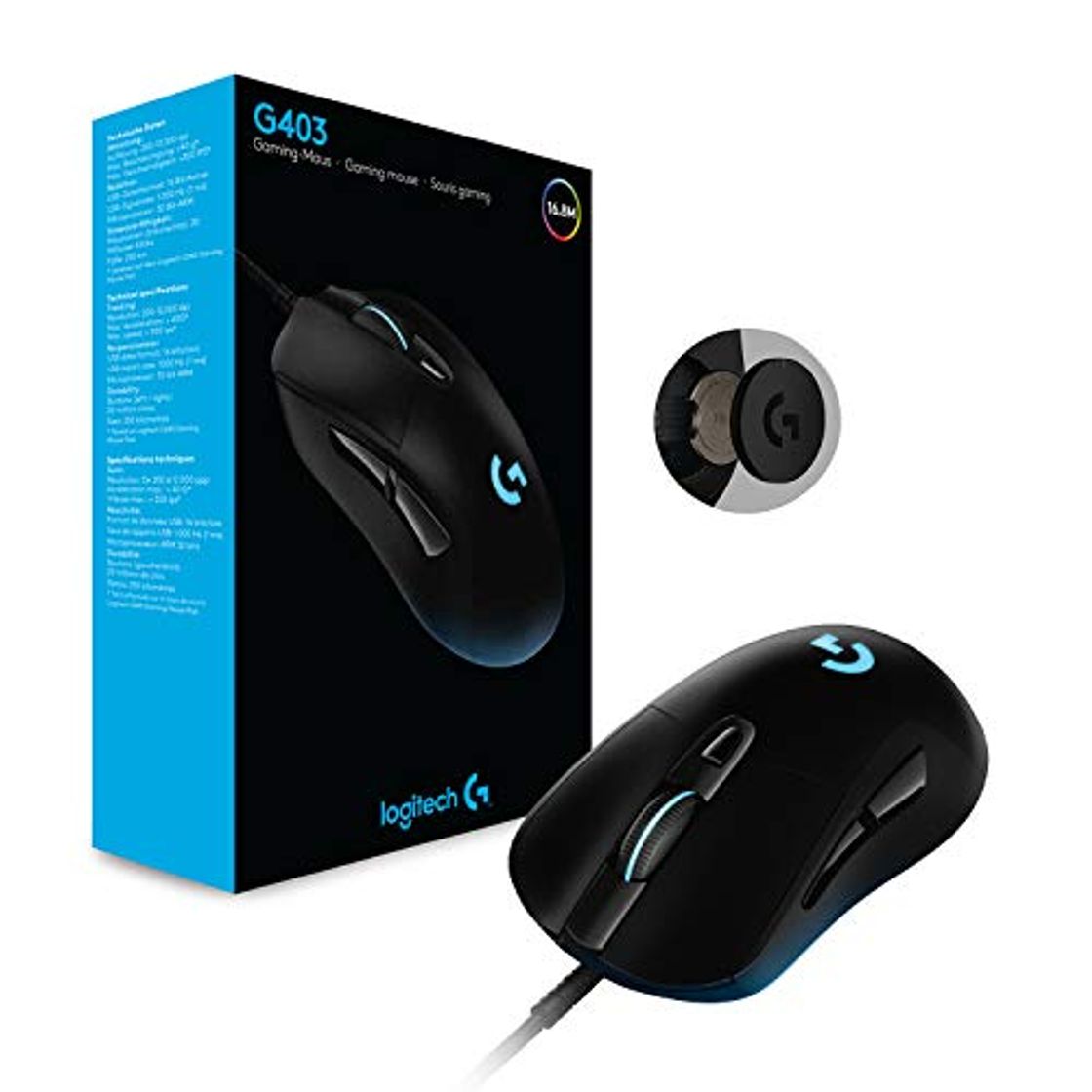 Producto Logitech G403 Lightspeed Ratón Gaming 