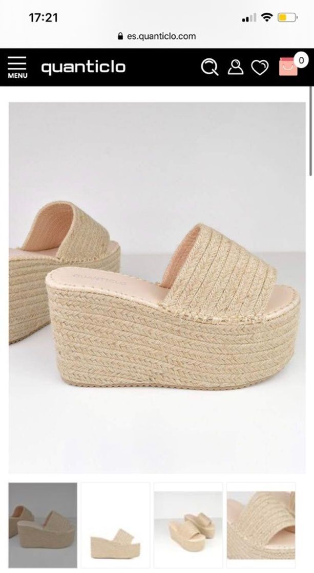 Producto PLATFORM STRAW NUDE